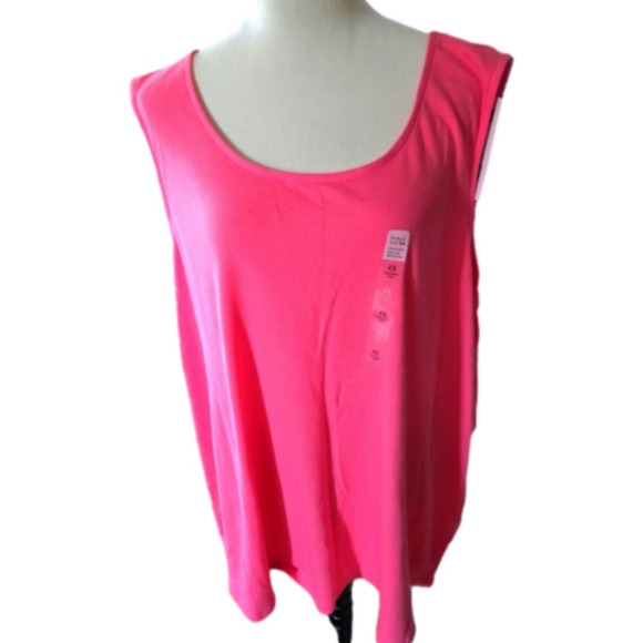 Kim Rogers Tops - Kim Roger's women's 4X tank top – pink